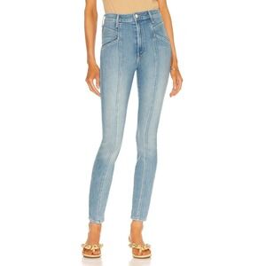 $268 NWT MOTHER THE SEAMED SWOONER HOVER JEANS SIZE 28